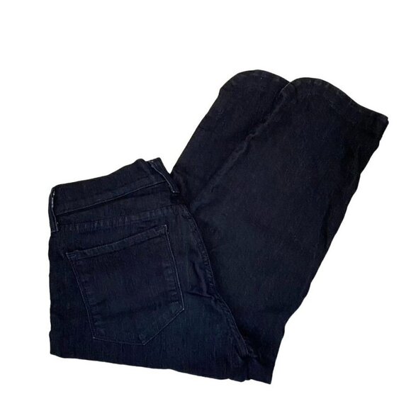NYDJ Crop Jeans Dark Wash Sz 2 Tulip Edge  B26 - Picture 5 of 9